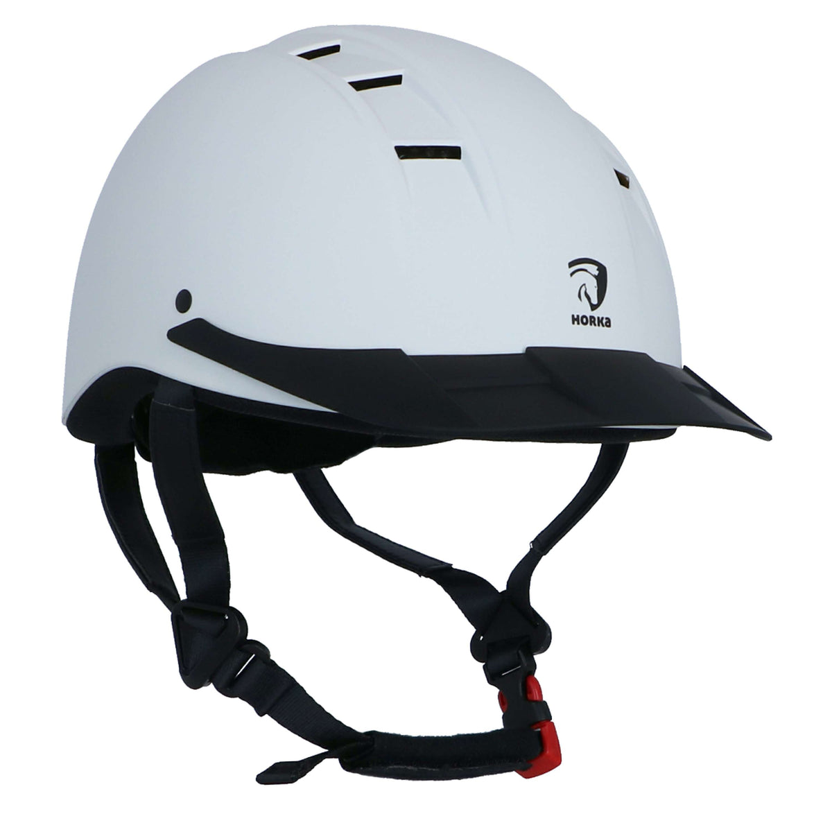 HORKA Casco da equitazione Champion Bianco