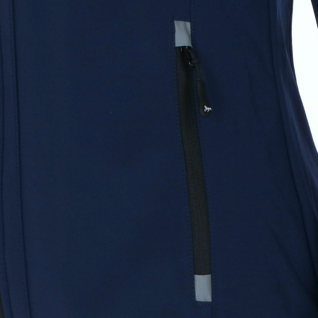HKM Softshelljack Sport Blu scuro
