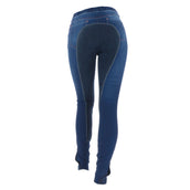 HKM Pantaloni da Equitazione Summer Denim Jeans blu