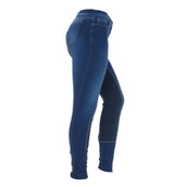 HKM Pantaloni da Equitazione Summer Denim Jeans blu