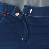 HKM Pantaloni da Equitazione Summer Denim Jeans blu