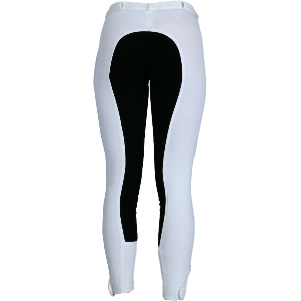 HKM Pantaloni da Equitazione Basic Bianco/Nero