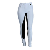 HKM Pantaloni da Equitazione Basic Bianco/Nero