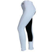 HKM Pantaloni da Equitazione Basic Bianco/Nero