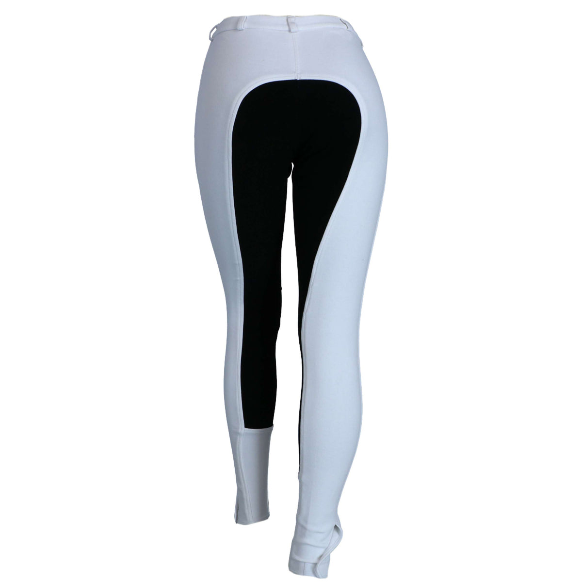 HKM Pantaloni da Equitazione Basic Bianco/Nero