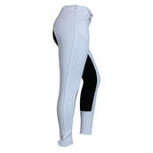 HKM Pantaloni da Equitazione Basic Bianco/Nero
