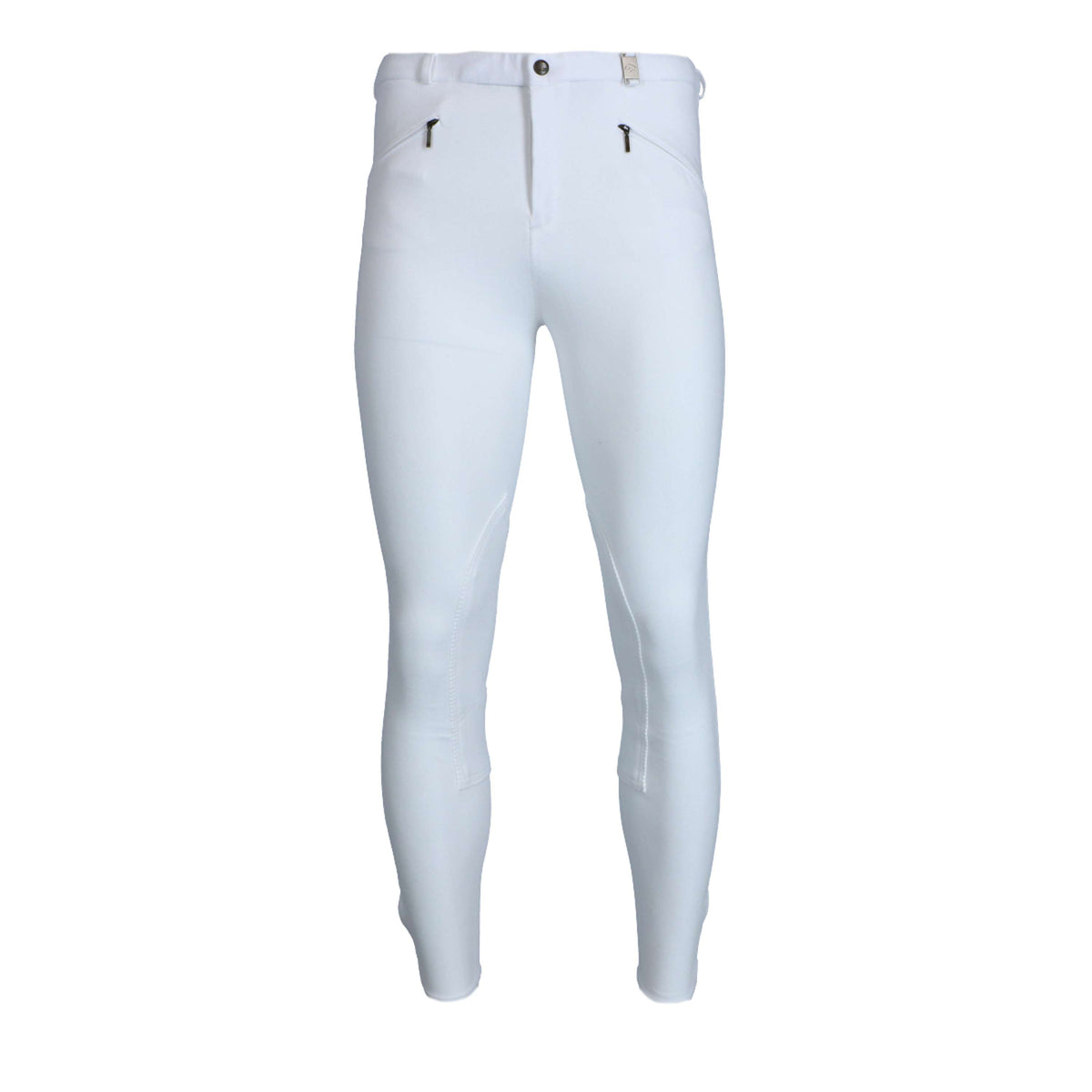 HKM Pantaloni da Equitazione Basic Bianco