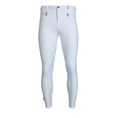 HKM Pantaloni da Equitazione Basic Bianco