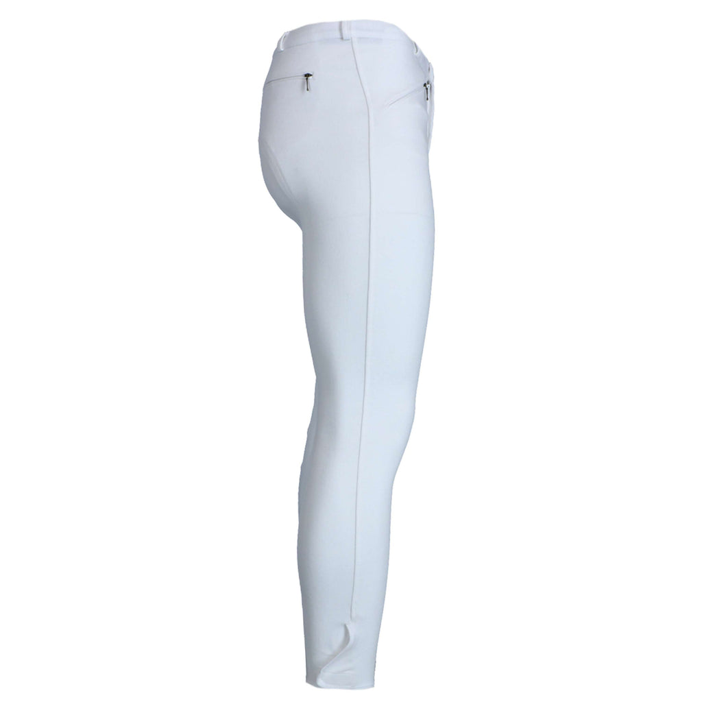 HKM Pantaloni da Equitazione Basic Bianco