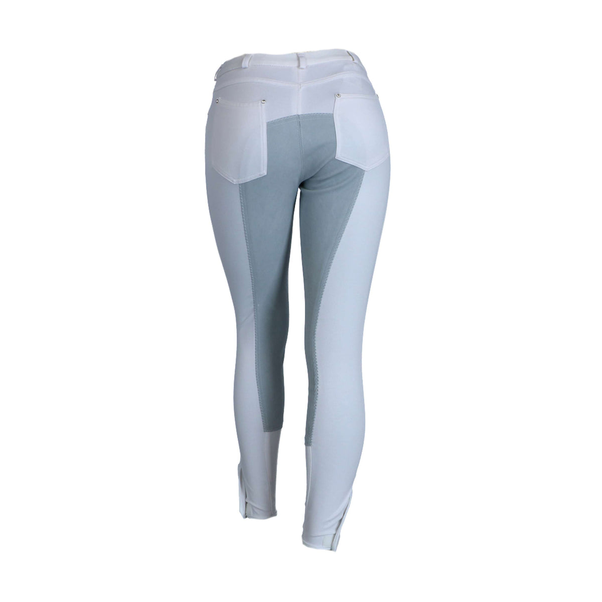 HKM Pantaloni da Equitazione Comfort Fit Bianco