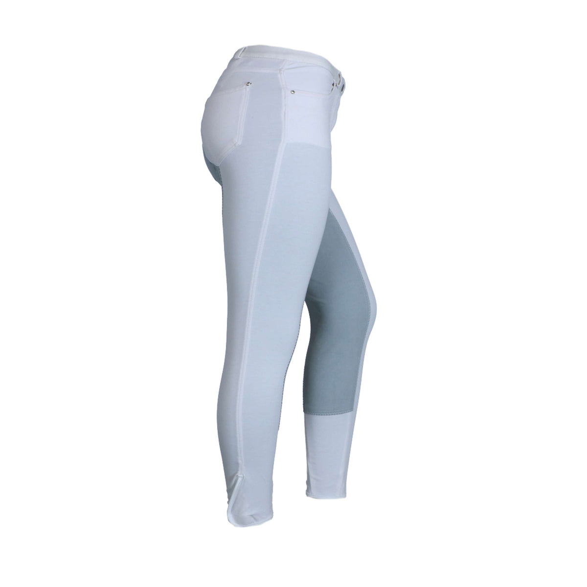 HKM Pantaloni da Equitazione Comfort Fit Bianco
