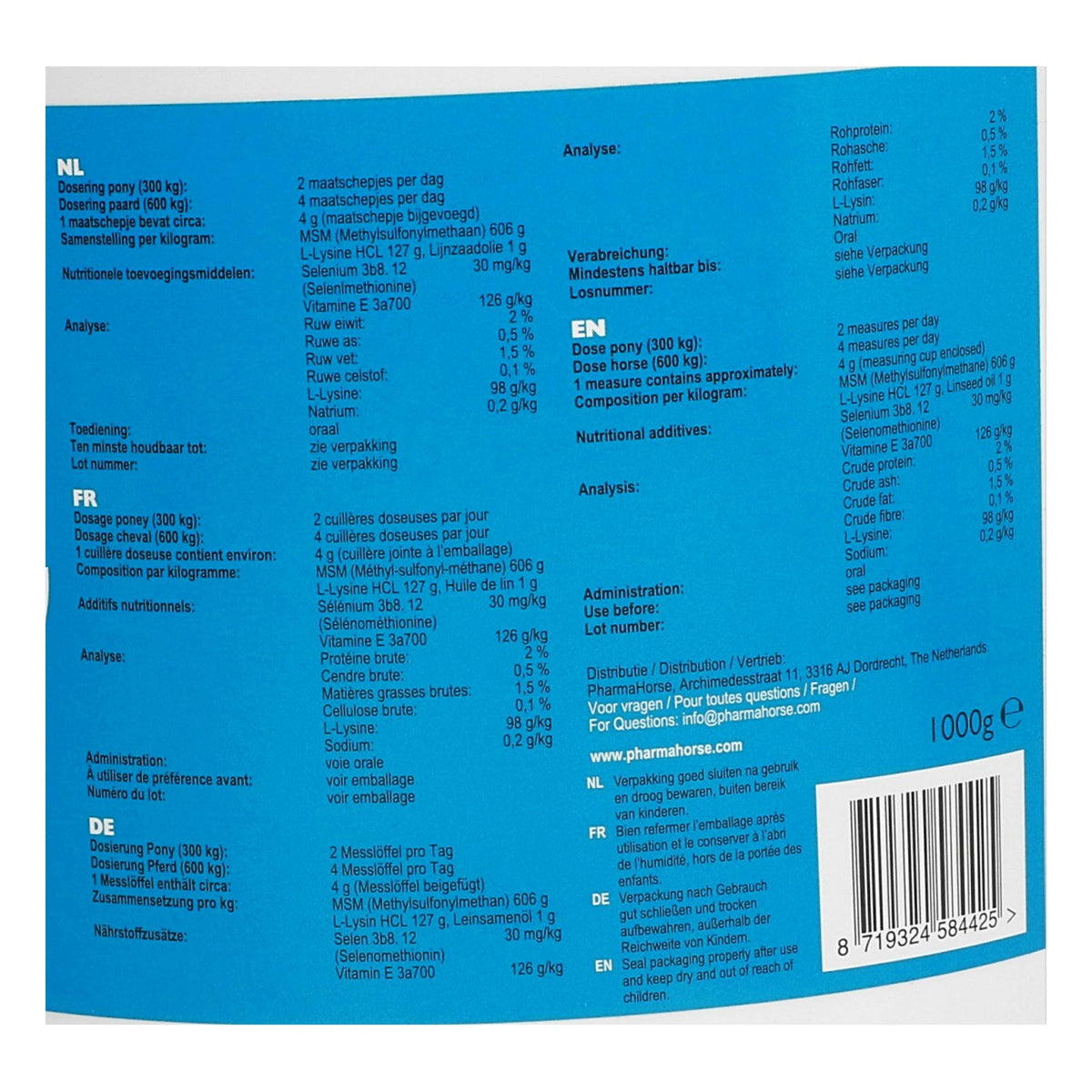 PharmaHorse Vitamina E Excellent