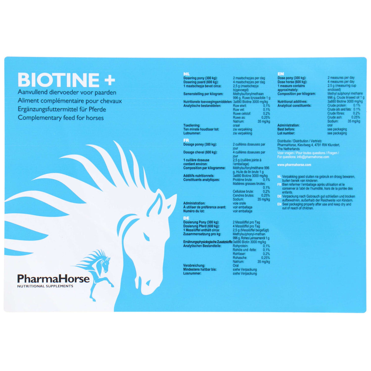 PharmaHorse Biotina Plus