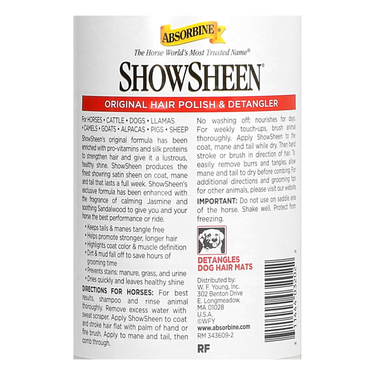 Absorbine Districante Showsheen Refill