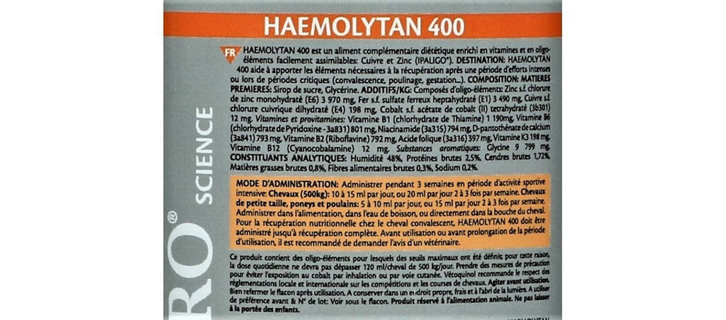 Equistro Emolitico 400
