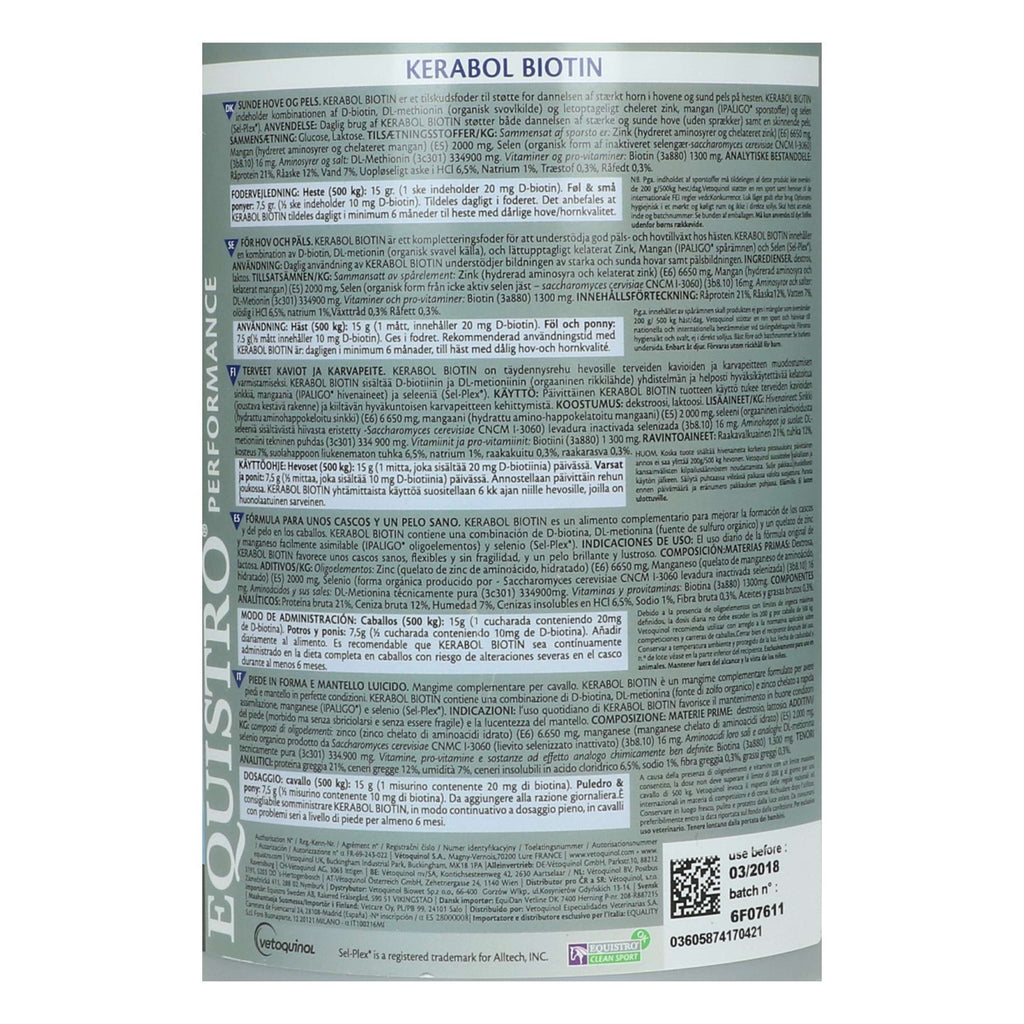Equistro Kerabol biotina
