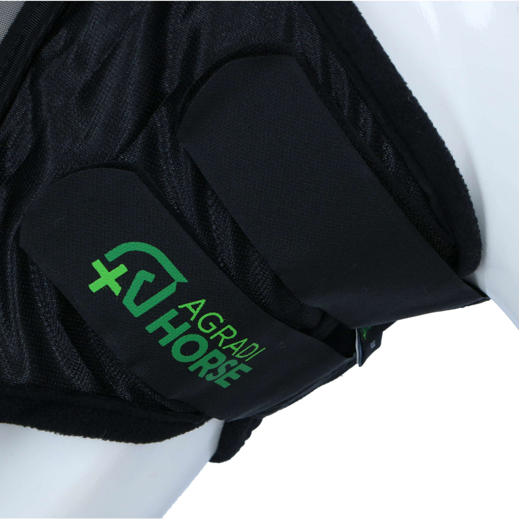 Agradi Horse Maschera per Mosche Fine Mesh Nero