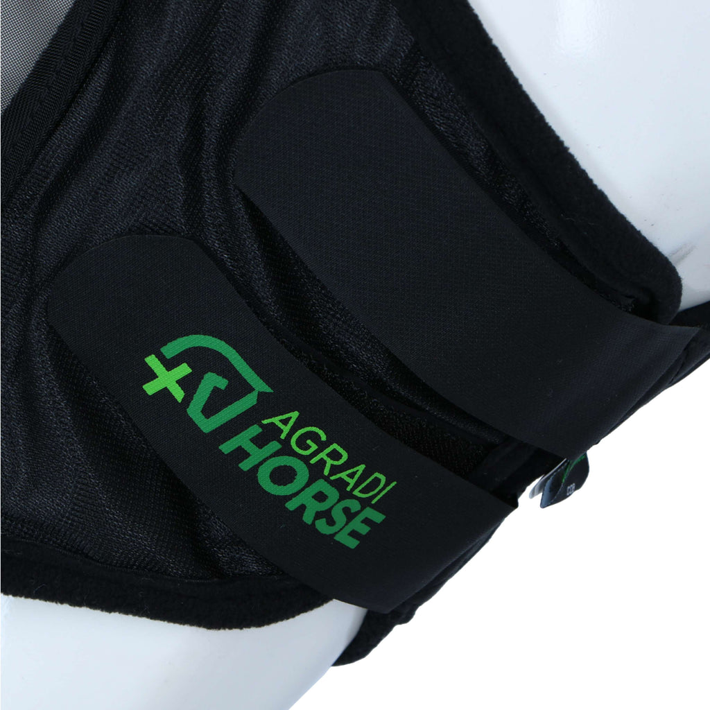 Agradi Horse Maschera per Mosche Fine Mesh Nero