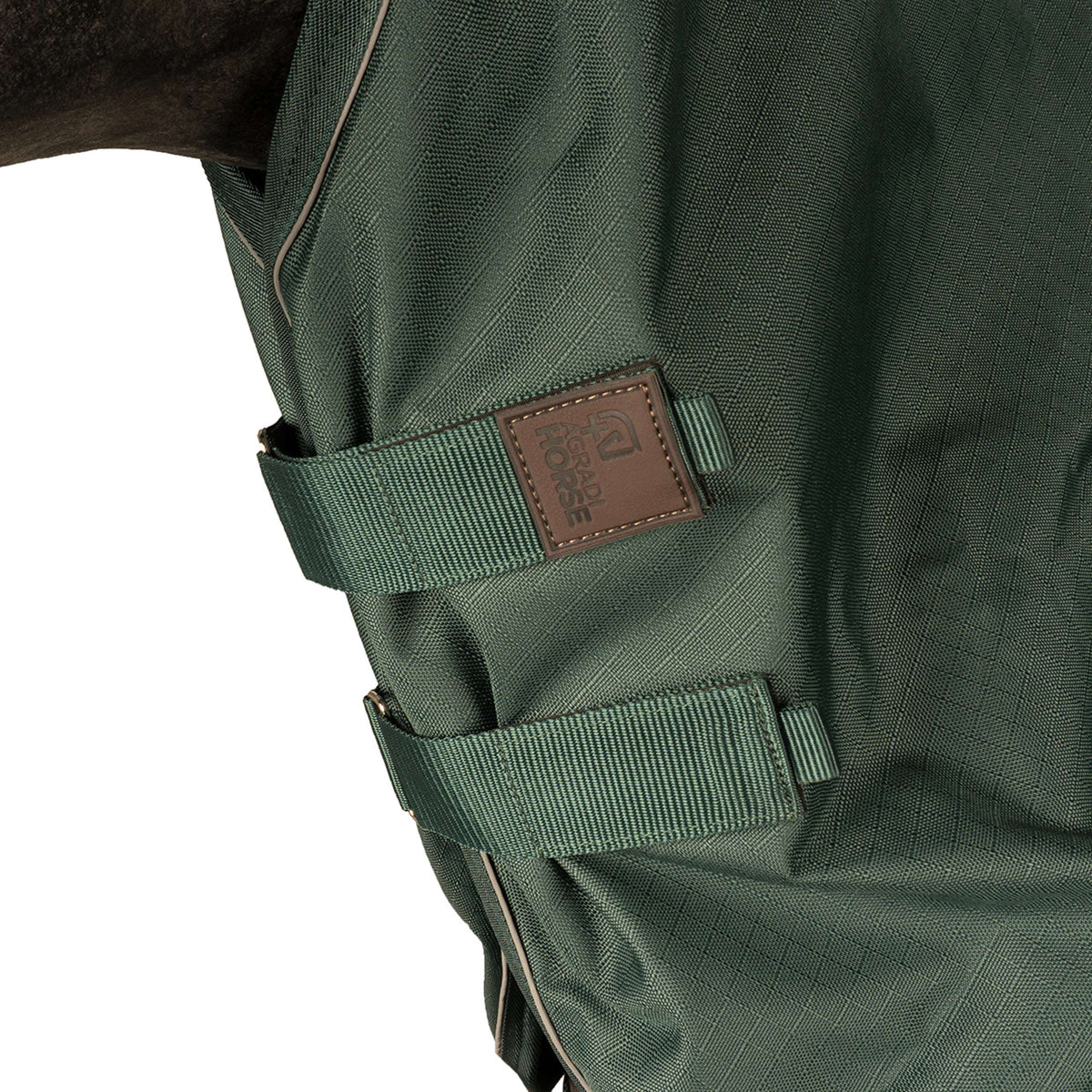 Agradi Horse Copricollo 1200D 200gr Bordo Riflettente Verde