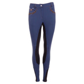 ANKY Calzoni Punched Ragazze Seduta in Pelle Completa Navy