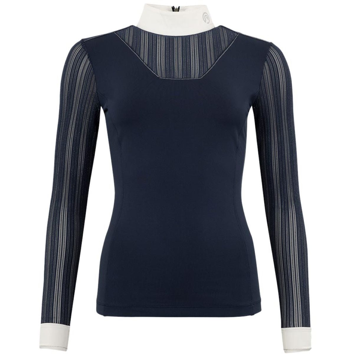 ANKY Maglietta da Competizione Mesh Maniche Lunghe Navy