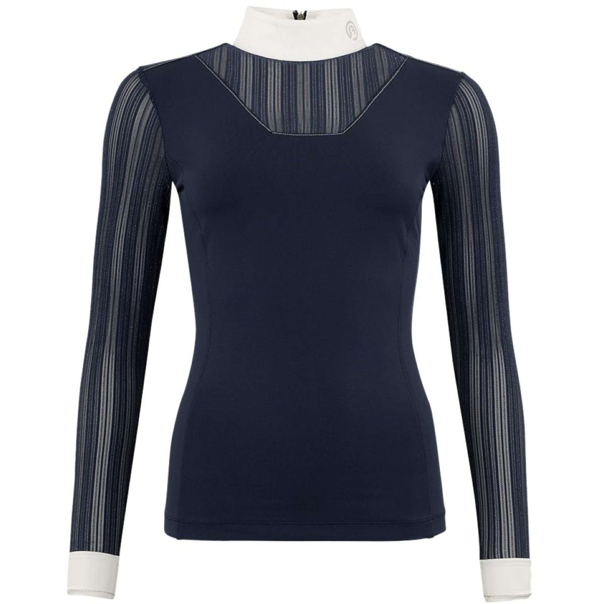 ANKY Maglietta da Competizione Mesh Maniche Lunghe Navy