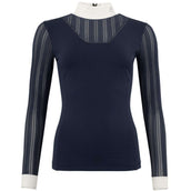 ANKY Maglietta da Competizione Mesh Maniche Lunghe Navy