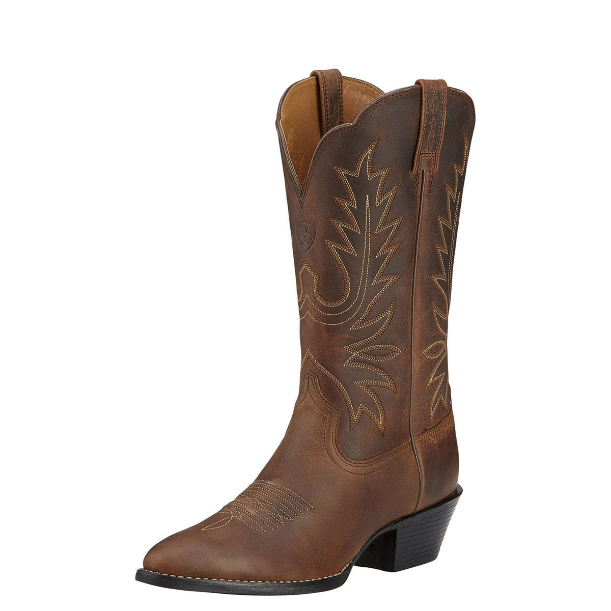 Ariat Stivale western Heritage R Toe Donna Marrone