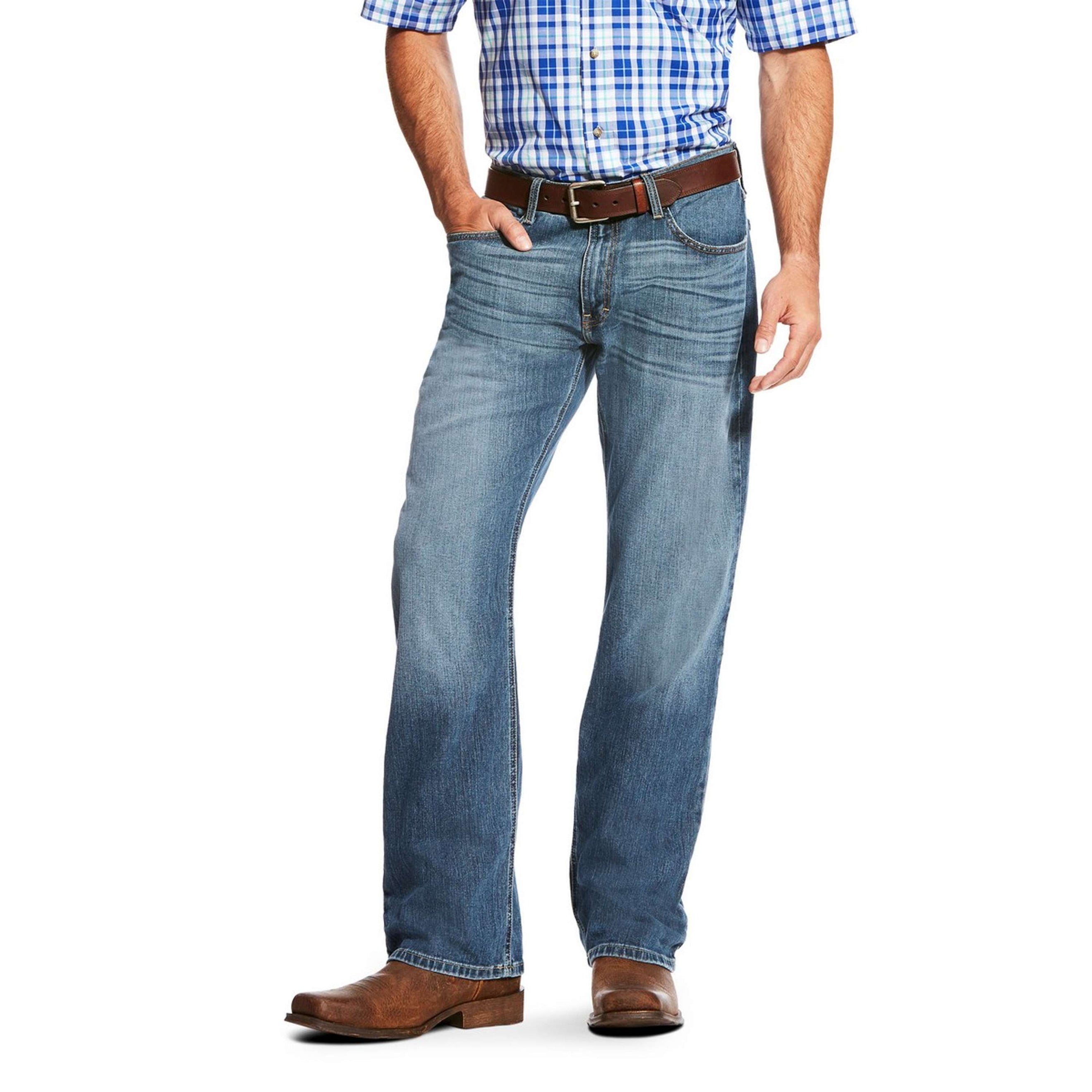 Ariat Denim occidentale M7 Legacy Stretch Man's Vagabondo Ariat Denim occidentale M7 Legacy Stretch Man's Vagabondo