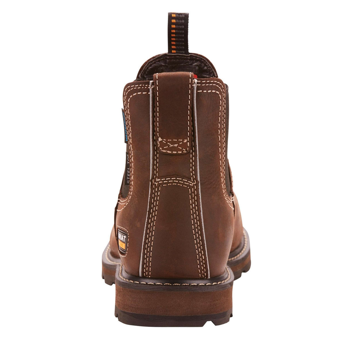Ariat Stivaletti Groundbreaker Chelsea Waterproof Steel Toe Uomini Marrone