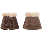 ANKY Stivaletti a Campana Check Velvet ATB25009 Deep Taupe