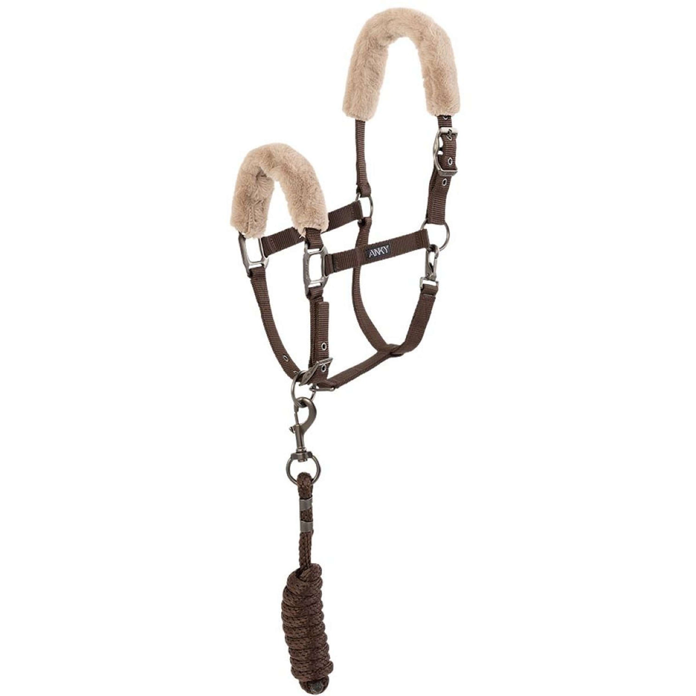 ANKY Set Cavezza Check Velvet ATH25002 Deep Taupe ANKY Set Cavezza Check Velvet ATH25002 Deep Taupe