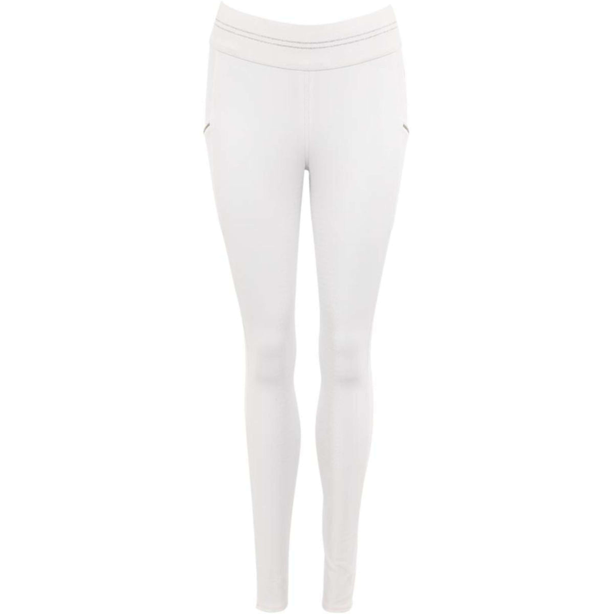 ANKY Leggings da Equitazione Tournament Bianco
