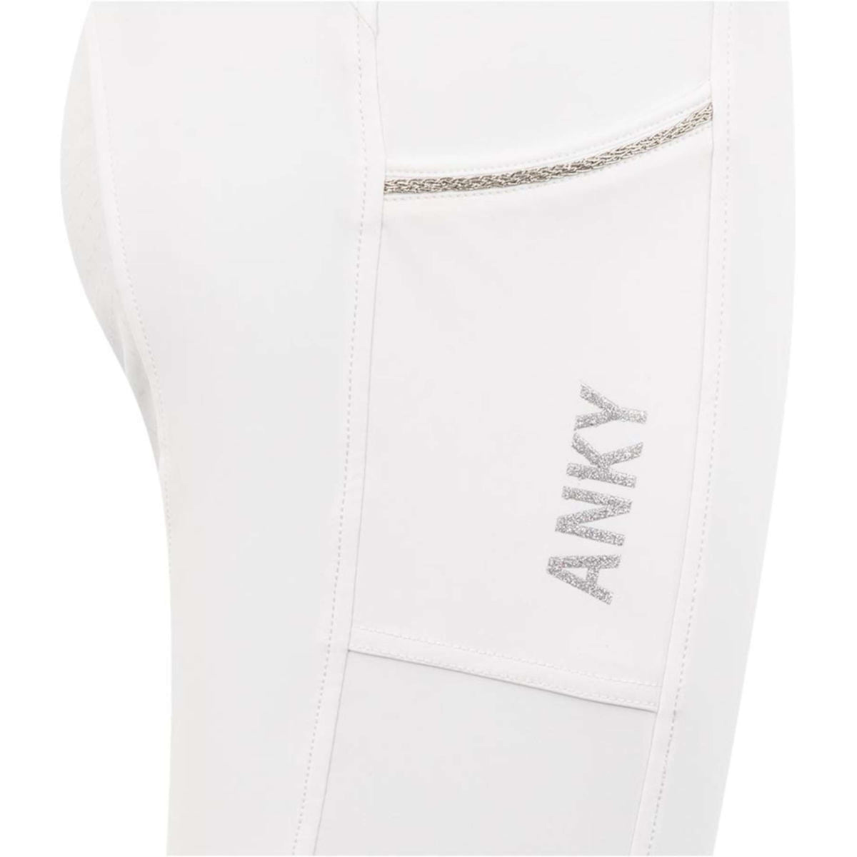ANKY Leggings da Equitazione Tournament Bianco