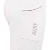 ANKY Leggings da Equitazione Tournament Bianco