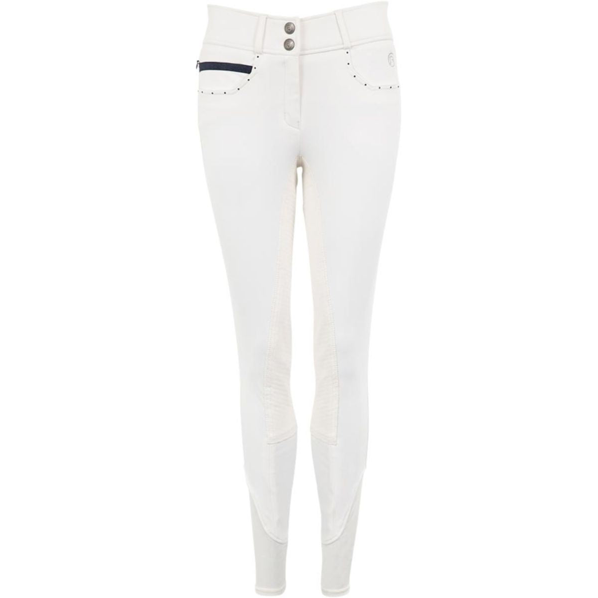 ANKY Pantaloni da Equitazione Stone Taped Bianco