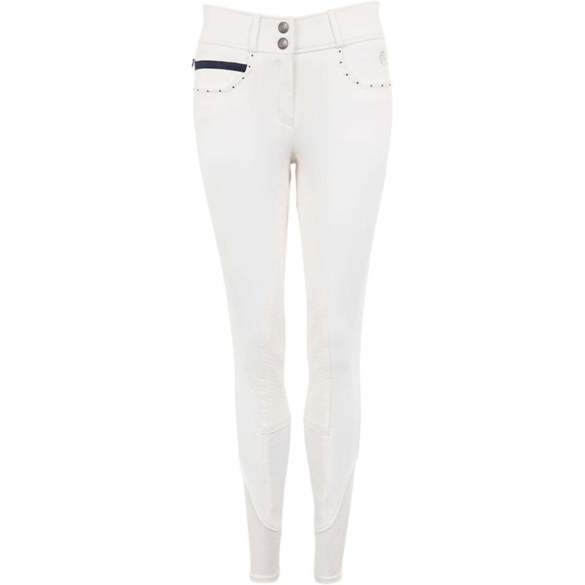 ANKY Pantaloni da Equitazione Stone Taped Bianco