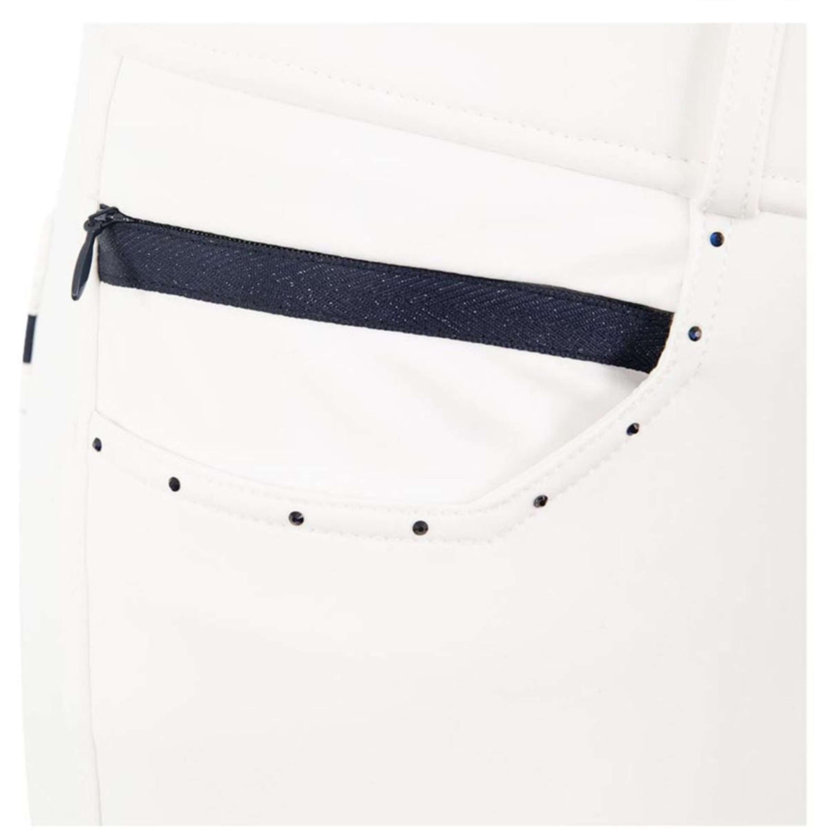 ANKY Pantaloni da Equitazione Stone Taped Bianco