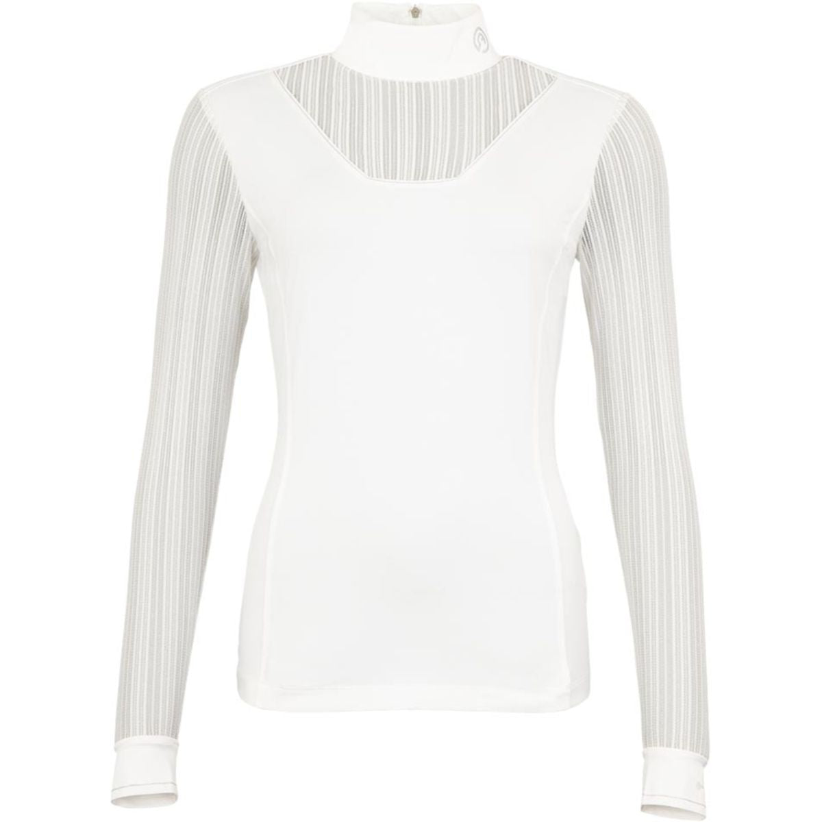 ANKY Maglietta da Competizione Mesh Maniche Lunghe Bianco