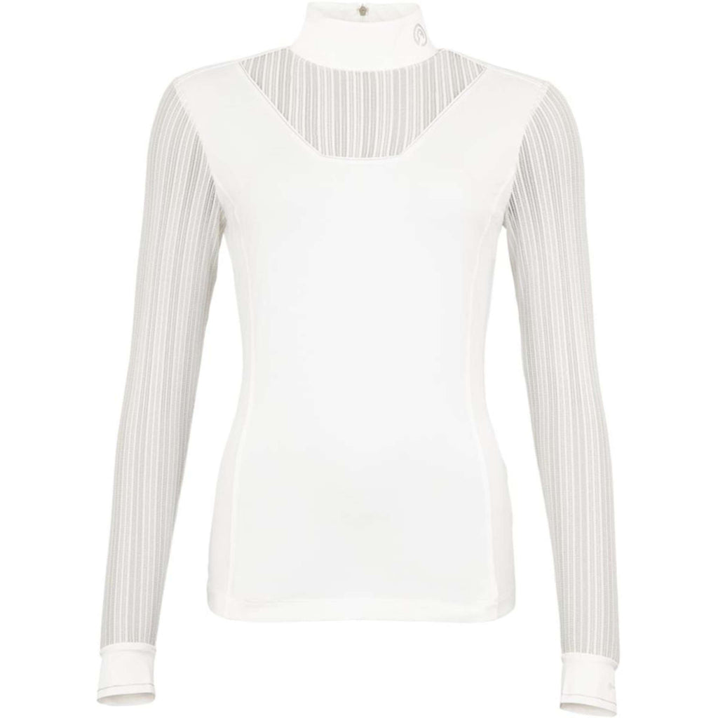 ANKY Maglietta da Competizione Mesh Maniche Lunghe Bianco