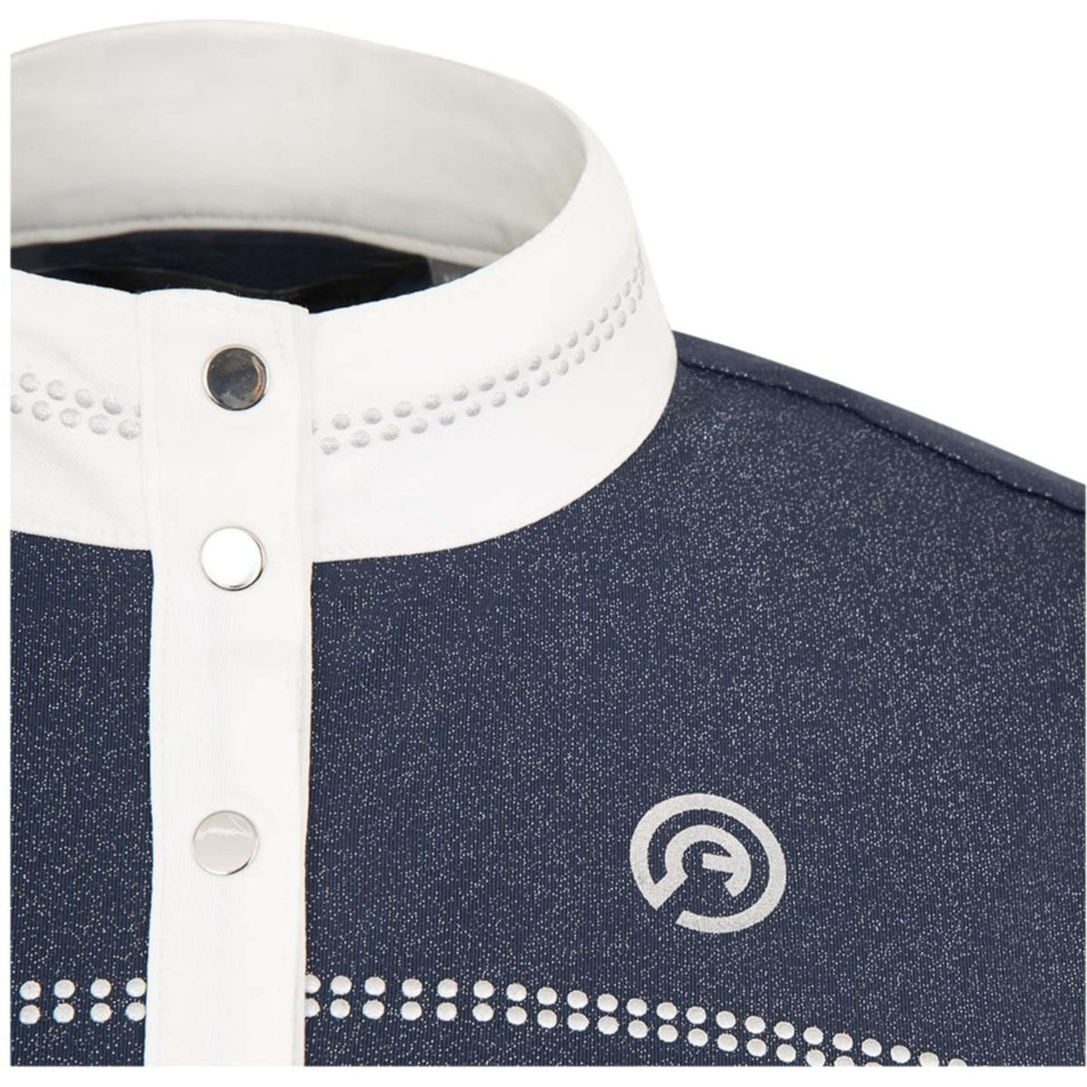 ANKY Maglietta da Competizione Glitter Maniche Corte Navy