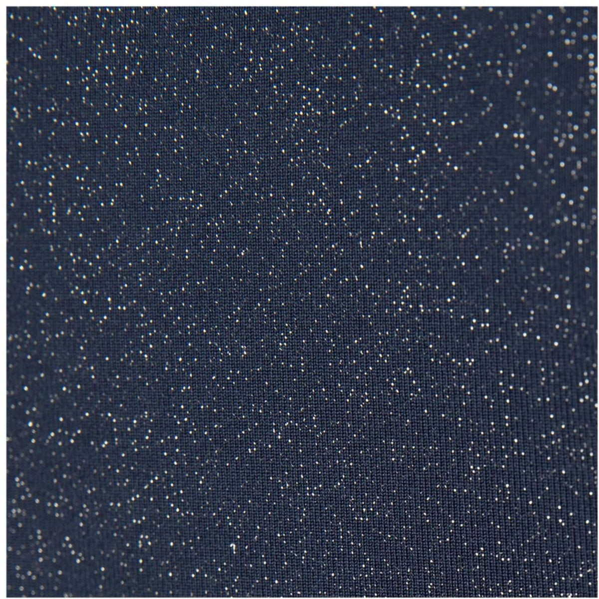 ANKY Maglietta da Competizione Glitter Maniche Corte Navy