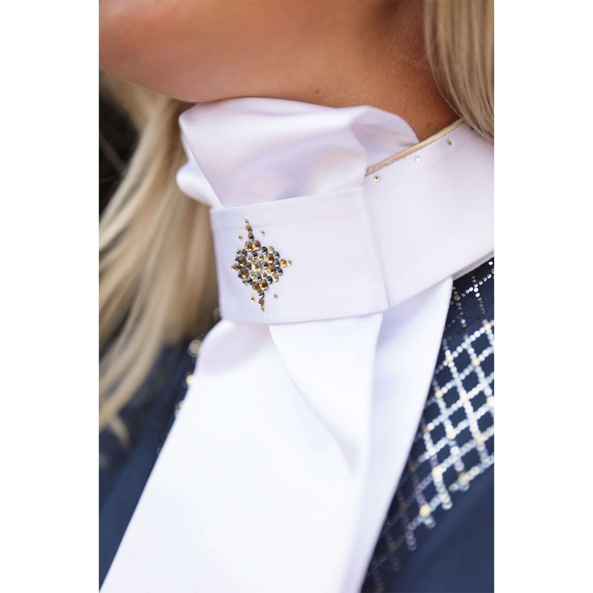 ANKY Plastron Prospect C-Wear ATP25501 Bianco/Oro