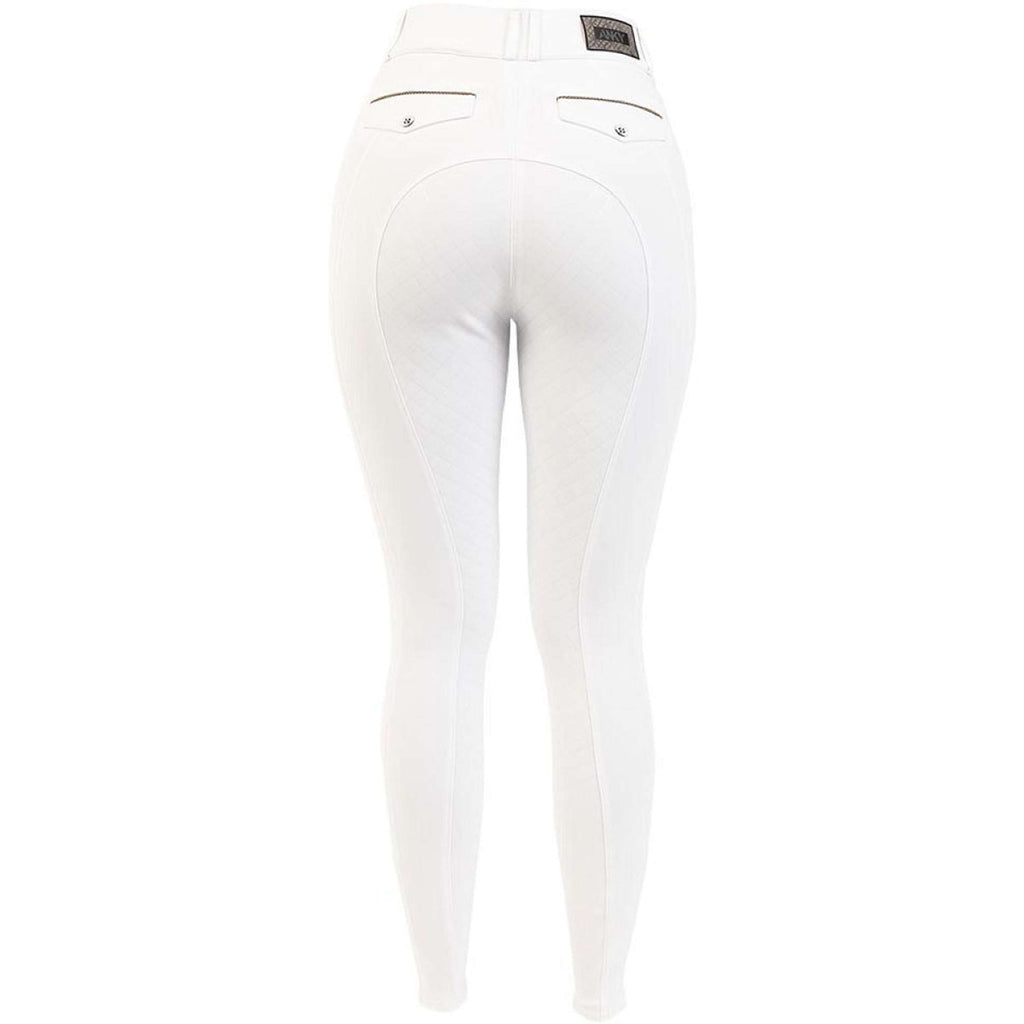 ANKY Pantaloni da Equitazione Prospect C-Wear XR25103 Full Grip Bianco