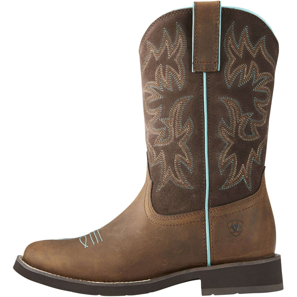 Ariat Stivali Western Delilah Round Toe Distressed Brown