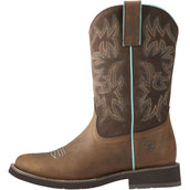 Ariat Stivali Western Delilah Round Toe Distressed Brown