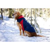 Ariat Cappotto per Cane Team Softshell Blu/Rosso