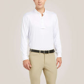 Ariat Maglietta da Competizione Tek Long Sleeve Uomini Bianco