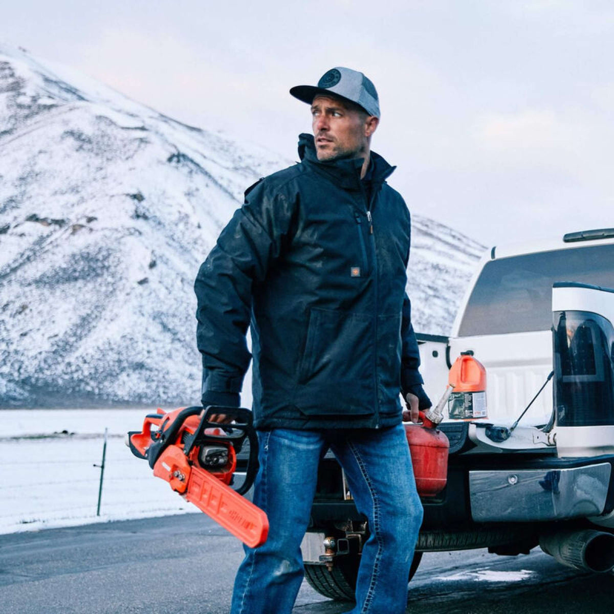 Ariat Giacca Rebar Storm Fighter 2.0 Waterproof Uomini Nero