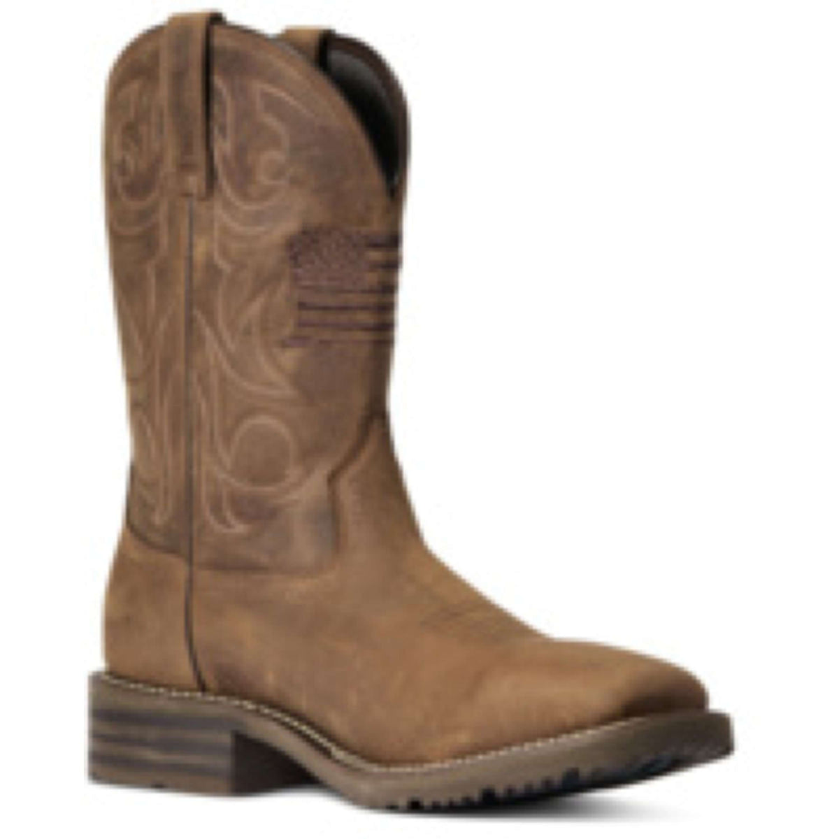 Ariat Western Boots Hybrid Patriot H2O Uomini Distressed Brown